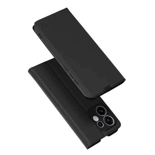 Čierne puzdro Techsuit Magskin Book pre Oppo Reno16 - 1
