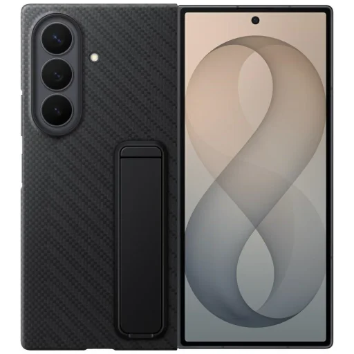 Carbon Standing puzdro pre Samsung Galaxy Z Fold8 Ultra, čierne - 1