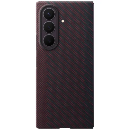 Samsung Carbon Magnet puzdro pre Galaxy Z Fold8 Ultra, červené - 3