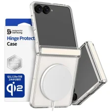Araree Duple 360 M MagSafe Qi2 pevný kryt pre Samsung Galaxy Z Flip8, krémový