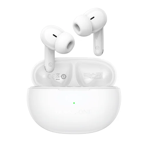Borofone FQ16 Star ANC+ENC inteligentné AI TWS Bluetooth slúchadlá, biele - 2
