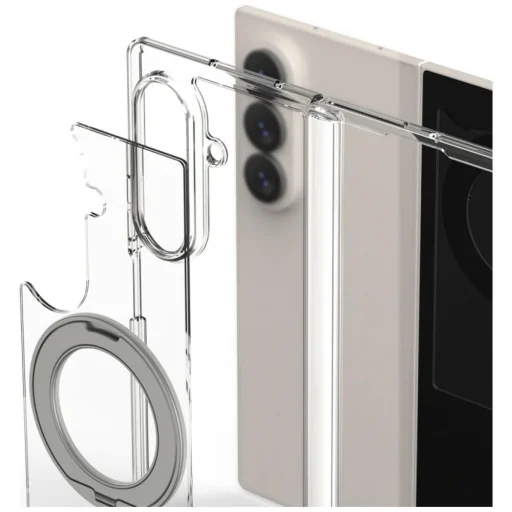 Samsung Galaxy Z Fold8 Ultra priehľadné puzdro Araree Duple 360 M Stand MagSafe - 3