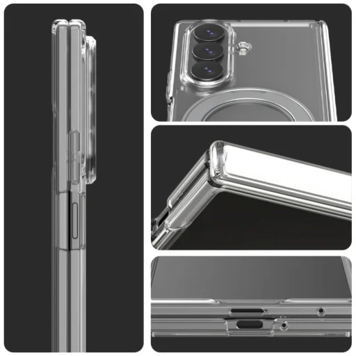 Samsung Galaxy Z Fold8 Ultra priehľadné puzdro Araree Duple 360 M Stand MagSafe - 5