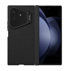 Samsung Galaxy Z Fold 8 Ultra fekete Nillkin CamShield Prop Magnetic tok átlátszó lencsevédővel