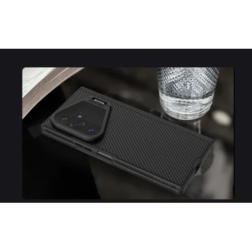 Samsung Galaxy Z Fold 8 Ultra fekete Nillkin CamShield Prop Magnetic tok átlátszó lencsevédővel - 14