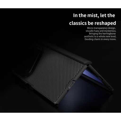 Samsung Galaxy Z Fold 8 Ultra čierne puzdro Nillkin CamShield Prop Magnetic s priehľadným krytom objektívu - 5
