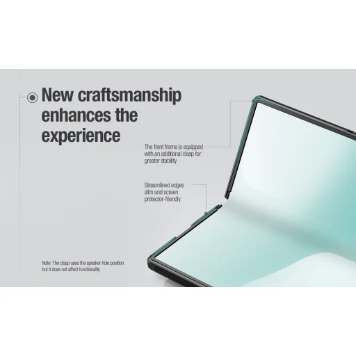 Samsung Galaxy Z Fold 8 Ultra čierne zadné ochranné puzdro Nillkin Super Frosted FOLD Magnetic - 10