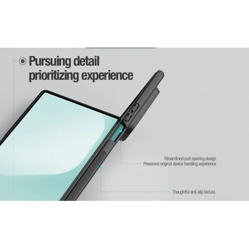 Samsung Galaxy Z Fold 8 Ultra čierne zadné ochranné puzdro Nillkin Super Frosted FOLD Magnetic - 13