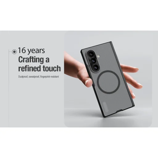 Samsung Galaxy Z Fold 8 Ultra čierne zadné ochranné puzdro Nillkin Super Frosted FOLD Magnetic - 5
