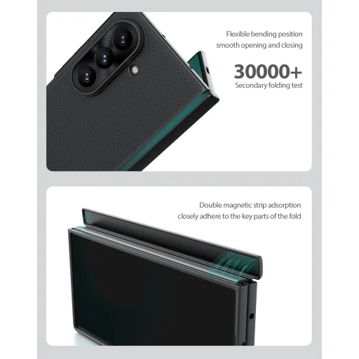 Samsung Galaxy Z Fold 8 Ultra čierne zadné ochranné puzdro Nillkin Super Frosted FOLD Magnetic - 7
