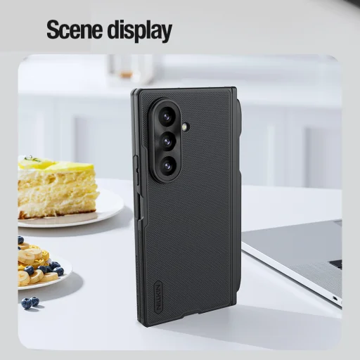 Samsung Galaxy Z Fold 8 Ultra čierny Nillkin Super Frosted FOLD Magnetic Pen Slot zadný kryt - 14