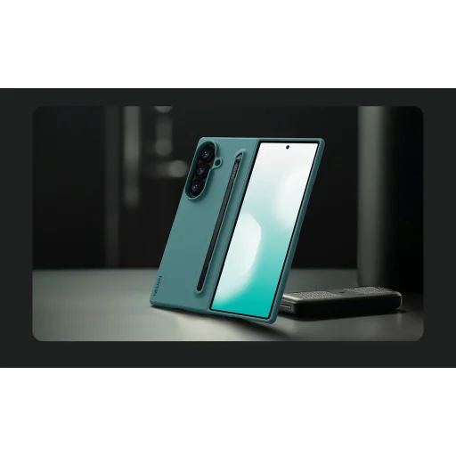 Samsung Galaxy Z Fold 8 Ultramodré puzdro Nillkin Flex Pure Fold s držiakom na pero - 15