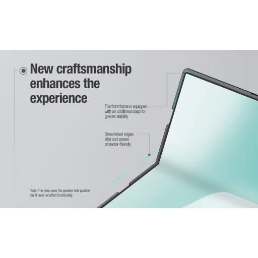 Samsung Galaxy Z Fold 8 priesvitný čierny Nillkin Super Frosted FOLD Magnetic zadný kryt - 10