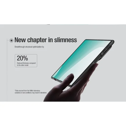Samsung Galaxy Z Fold 8 priesvitný čierny Nillkin Super Frosted FOLD Magnetic zadný kryt - 11