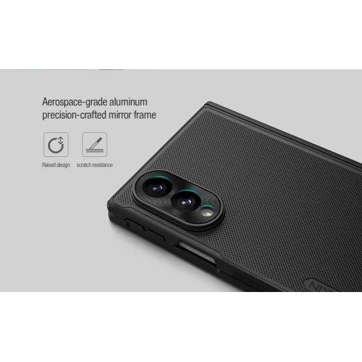Samsung Galaxy Z Fold 8 priesvitný čierny Nillkin Super Frosted FOLD Magnetic zadný kryt - 13