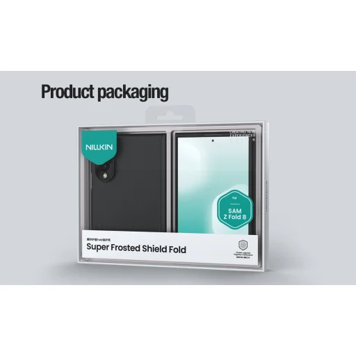 Samsung Galaxy Z Fold 8 priesvitný čierny Nillkin Super Frosted FOLD Magnetic zadný kryt - 16