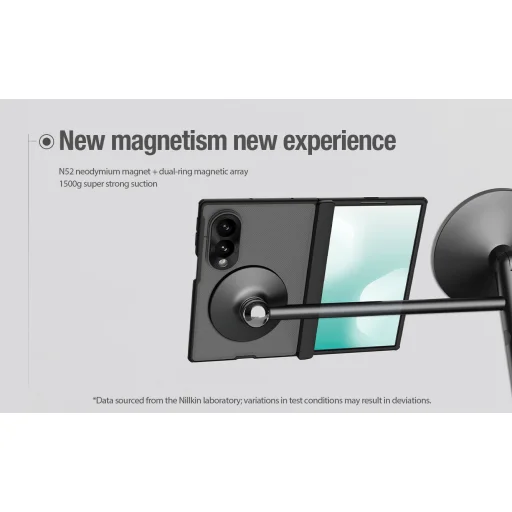 Samsung Galaxy Z Fold 8 priesvitný čierny Nillkin Super Frosted FOLD Magnetic zadný kryt - 6