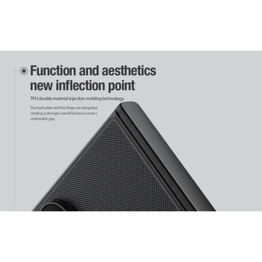 Samsung Galaxy Z Fold 8 priesvitný čierny Nillkin Super Frosted FOLD Magnetic zadný kryt - 8