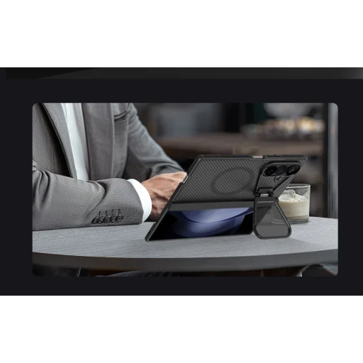 Samsung Galaxy Z Fold 8 Ultra áttetsző fekete Nillkin CamShield Prop Magnetic tok - 11