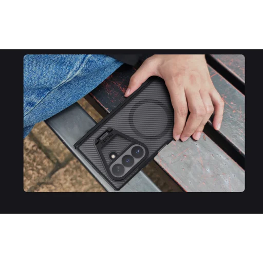 Samsung Galaxy Z Fold 8 Ultra áttetsző fekete Nillkin CamShield Prop Magnetic tok - 15