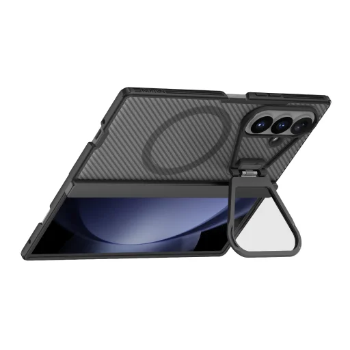 Samsung Galaxy Z Fold 8 Ultra áttetsző fekete Nillkin CamShield Prop Magnetic tok - 3