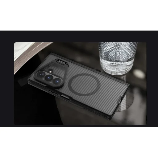 Samsung Galaxy Z Fold 8 Ultra priesvitné čierne puzdro Nillkin CamShield Prop Magnetic - 14