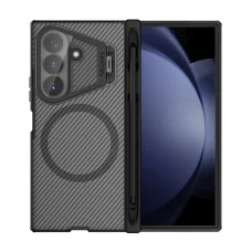 Samsung Galaxy Z Fold 8 Ultra átlátszó fekete Nillkin CamShield Prop Magnetic Pen Slot átlátszó lencsés tok