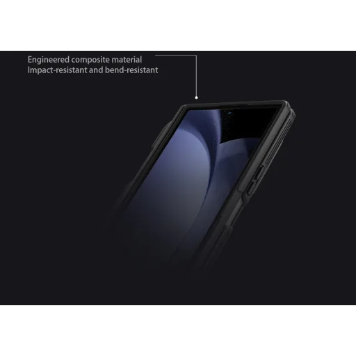 Samsung Galaxy Z Fold 8 Ultra priesvitné čierne Nillkin CamShield Prop Magnetic Pen Slot puzdro s priesvitným krytom šošovky - 9