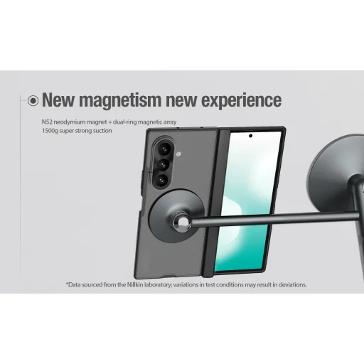 Samsung Galaxy Z Fold 8 Ultra átlátszó fekete Nillkin Super Frosted FOLD Magnetic hátlap - 6