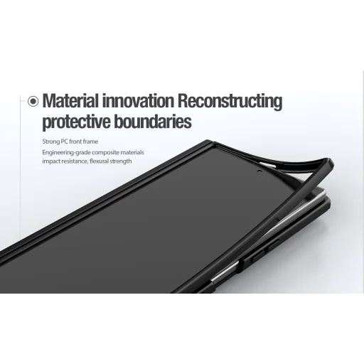 Samsung Galaxy Z Fold 8 Ultra átlátszó fekete Nillkin Super Frosted FOLD Magnetic hátlap - 9