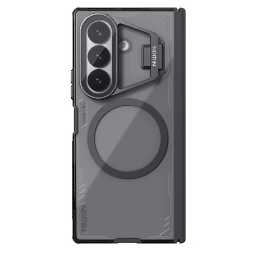 Samsung Galaxy Z Fold 8 Ultra sötét éjfekete Nillkin Iceblade Prop kameravédős tok - 1