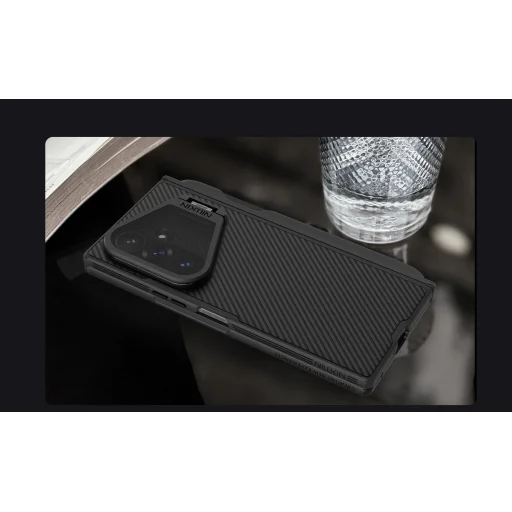 Samsung Galaxy Z Fold 8 Ultra fekete Nillkin CamShield Prop Magnetic Pen Slot tok átlátszó lencsével - 15