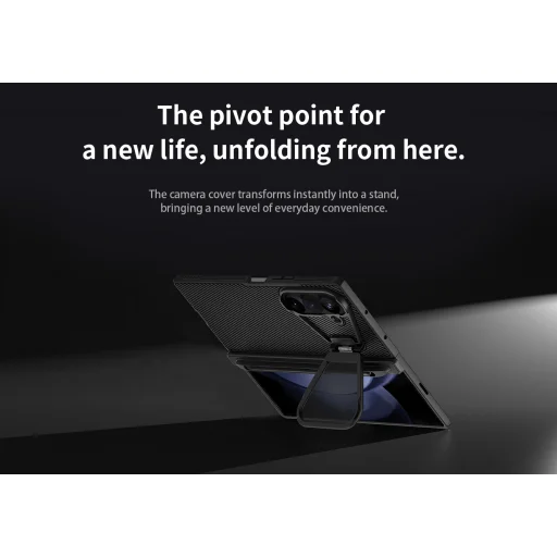 Samsung Galaxy Z Fold 8 Ultra fekete Nillkin CamShield Prop Magnetic Pen Slot tok átlátszó lencsével - 10