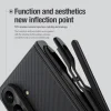 Samsung Galaxy Z Fold 8 Ultra áttetsző fekete Nillkin Super Frosted FOLD mágneses stylustartós hátlap thumbnail