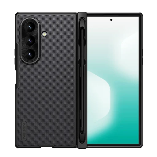 Samsung Galaxy Z Fold 8 Ultra fekete Nillkin Super Frosted FOLD Magnetic Pen Slot hátlap - 1