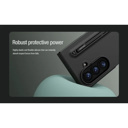 Samsung Galaxy Z Fold 8 Ultrakék Nillkin Flex Pure Fold tolltartós tok - 10