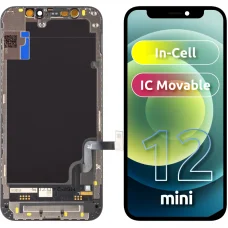 JK LCD displej pre Apple iPhone 12 mini, verzia In-Cell IC, čierny