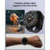  Samsung Galaxy Watch Ultra 2 47mm Spigen Rugged Armor Pro védőtok integrált szíjjal, matt fekete thumbnail