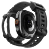  Samsung Galaxy Watch Ultra 2 47mm Spigen Rugged Armor Pro védőtok integrált szíjjal, matt fekete thumbnail