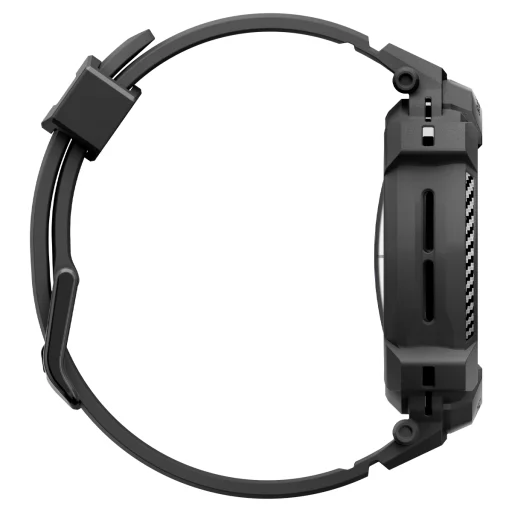  Samsung Galaxy Watch Ultra 2 47mm Spigen Rugged Armor Pro védőtok integrált szíjjal, matt fekete - 7