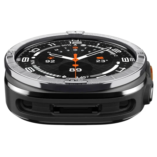 Spigen Bezel Tune (Pilot) ochranný krúžok lunety pre Samsung Galaxy Watch Ultra 2 47mm, strieborný - 8