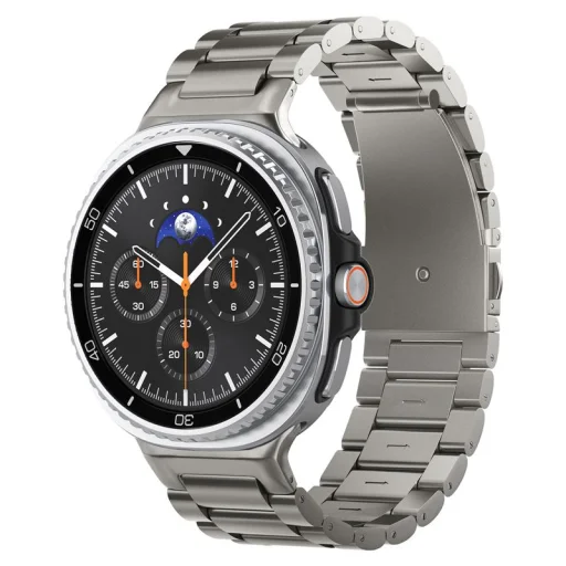 Spigen Modern Fit Titanium titánový remienok pre Samsung Galaxy Watch 9/8 46 mm/44 mm/40 mm, prírodný titán - 1