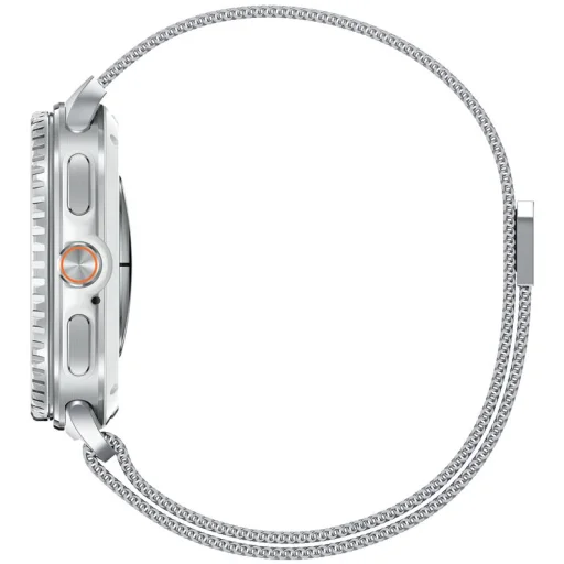 Spigen Metal Fit milánsky remienok pre Samsung Galaxy Watch 9/8 46 mm/44 mm/40 mm, strieborný - 8