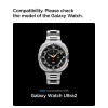  Samsung Galaxy Watch Ultra 2 47 mm ezüst Spigen Bezel Tune Pro (Pilot) védőtok fém előlapkerettel thumbnail