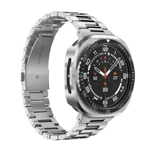 Spigen Bezel Tune Pro Diver ochranné puzdro s kovovou lunetou pre Samsung Galaxy Watch Ultra 2 47 mm, čierne - 5
