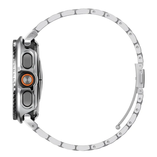Spigen Bezel Tune Pro Diver ochranné puzdro s kovovou lunetou pre Samsung Galaxy Watch Ultra 2 47 mm, čierne - 6