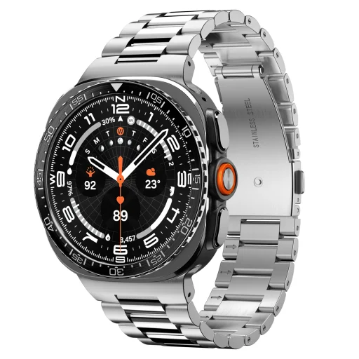 Spigen Bezel Tune (Diver) čierny ochranný kryt lunety pre Samsung Galaxy Watch Ultra 2 47mm - 2
