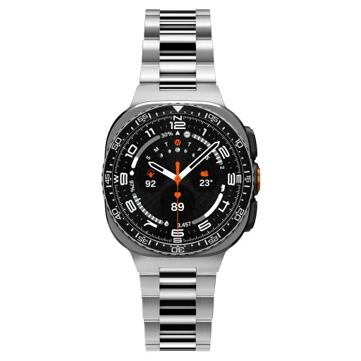 Spigen Bezel Tune (Diver) čierny ochranný kryt lunety pre Samsung Galaxy Watch Ultra 2 47mm - 3