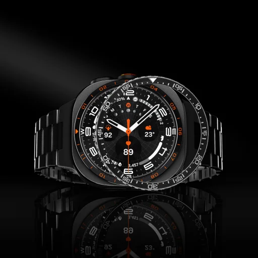 Spigen Bezel Tune (Diver) čierny ochranný kryt lunety pre Samsung Galaxy Watch Ultra 2 47mm - 9