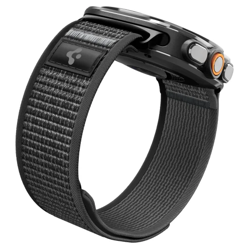Spigen Athlex Air tkaný nylonový remienok pre Samsung Galaxy Watch Ultra 2/1 47 mm, aktívna čierno-sivá - 8